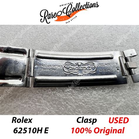 USED Usato Clasp Rolex 62510 H 20mm Bracelet Fibbia 